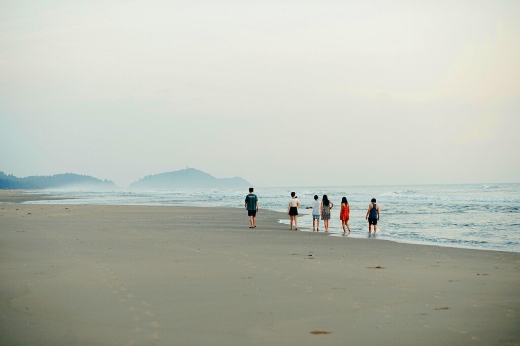 young, sea, friend, nature, outdoors, beach, friends, people