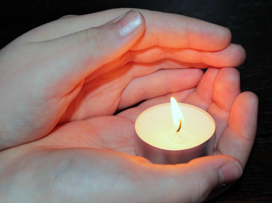 candle, tea light, light, children's hands, protect, flame, candlelight, shining, bright, candle, tea light, protect, protect, protect, protect, protect