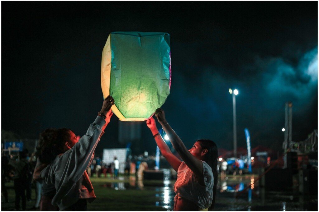 balloons, darling, night, nature, clouds, festival, people, love